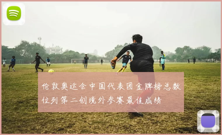 伦敦奥运会中国代表团金牌榜总数位列第二创境外参赛最佳成绩